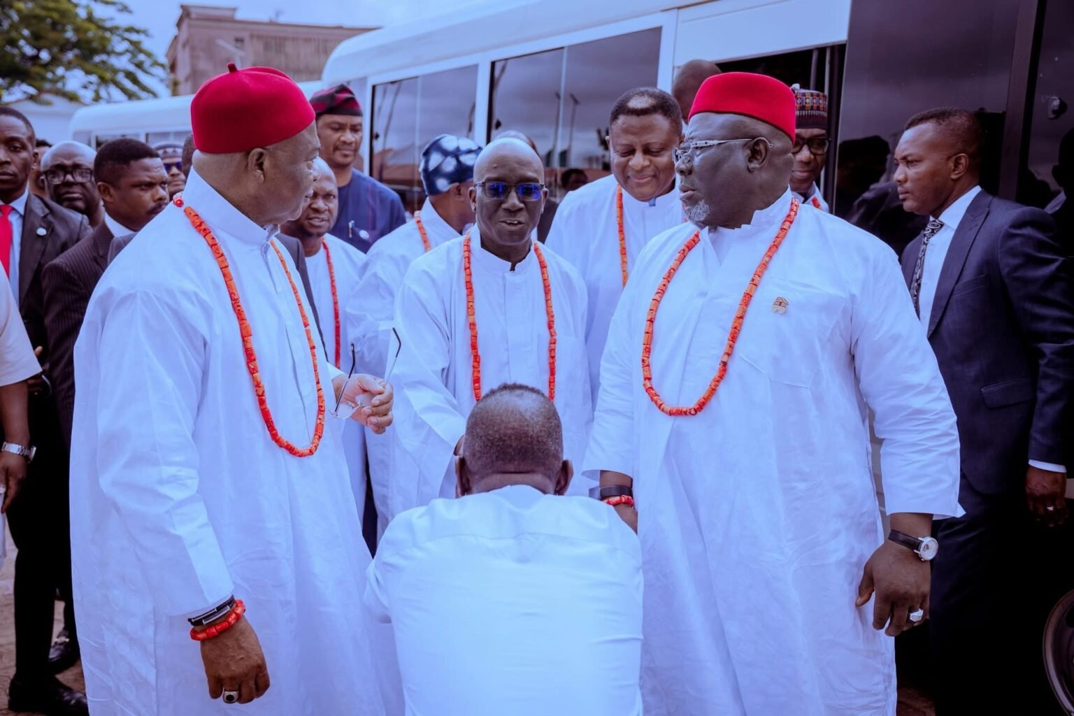 An Image of South-South Governors at the Progressive Governors Forum Meeting Held Over the Weekend in Benin City, Edo State