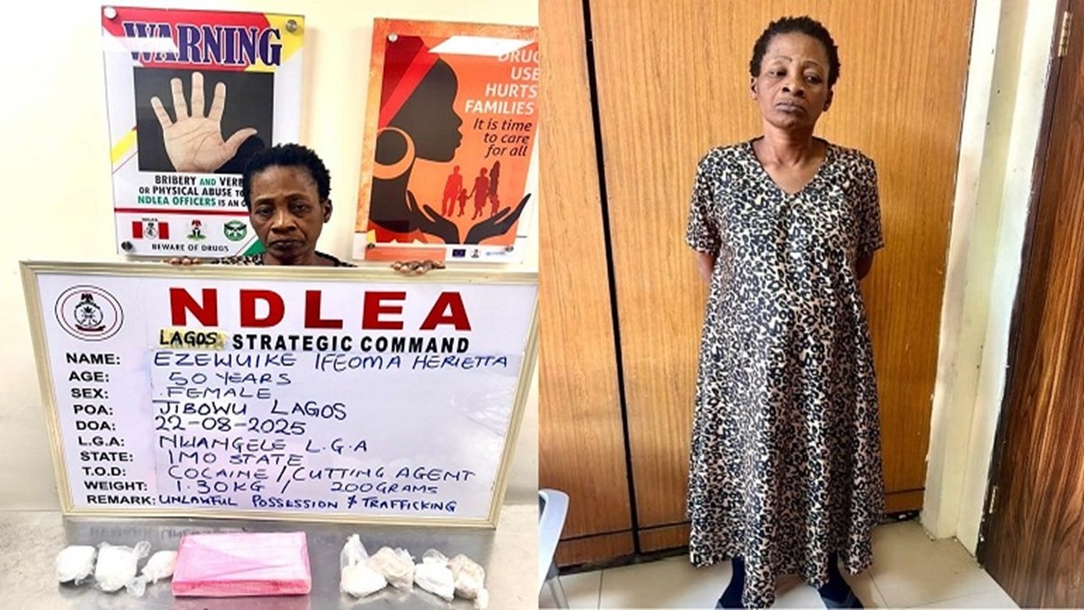 Fake Pregnancy: NDLEA Arrests Widow for Cocaine Trafficking