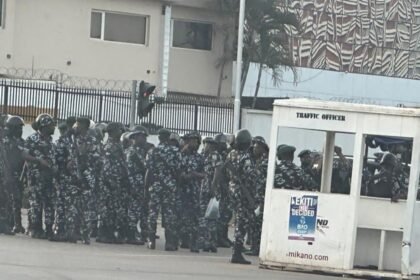 Security Forces Break Up #FreeNnamdiKanuNow Protest