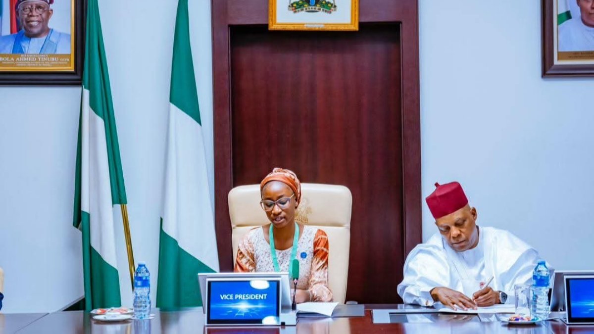 Shettima Steps Aside as Joy Ogah Becomes Vice President for a Day