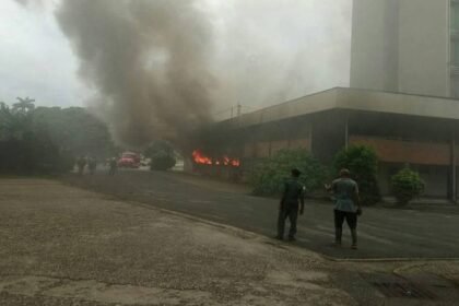 Fire Destroys Part of Rivers State Secretariat in Port Harcourt