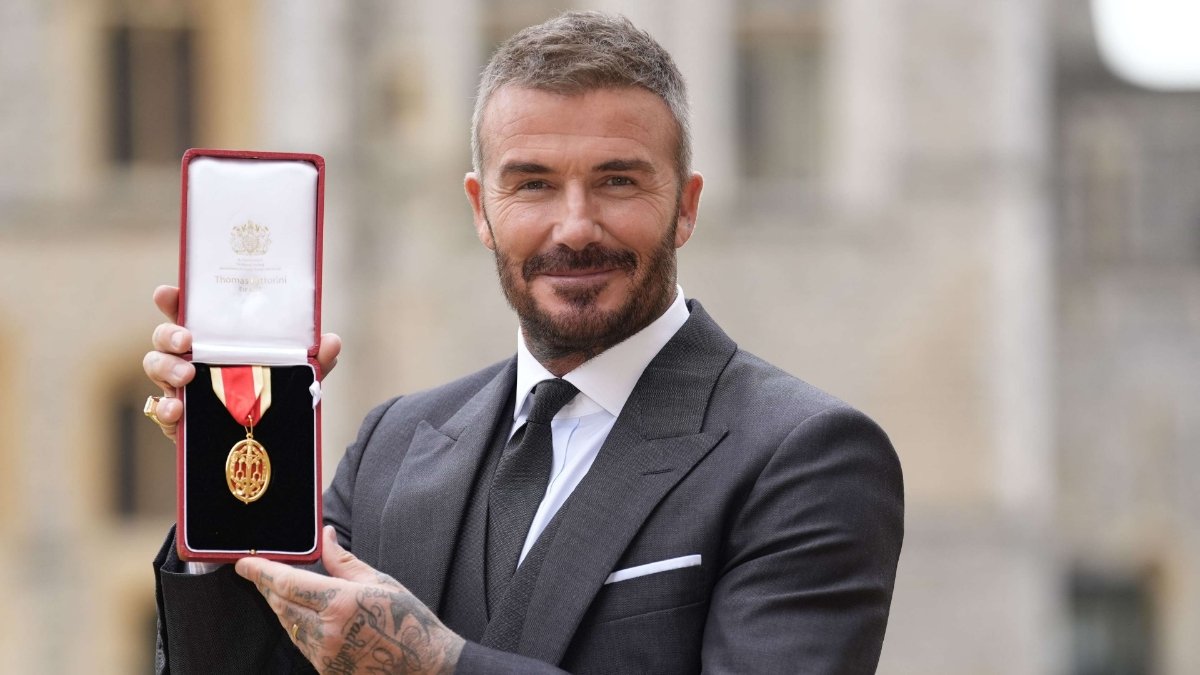 David Beckham Knighted by King Charles III